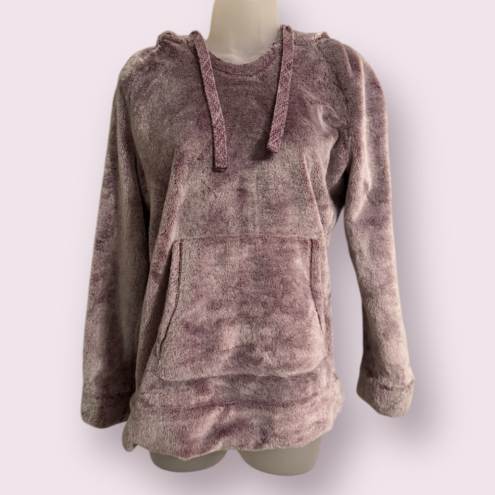 Members Mark Plush Fleece Hoodie Soft Pullover Lounge Sweater Size M